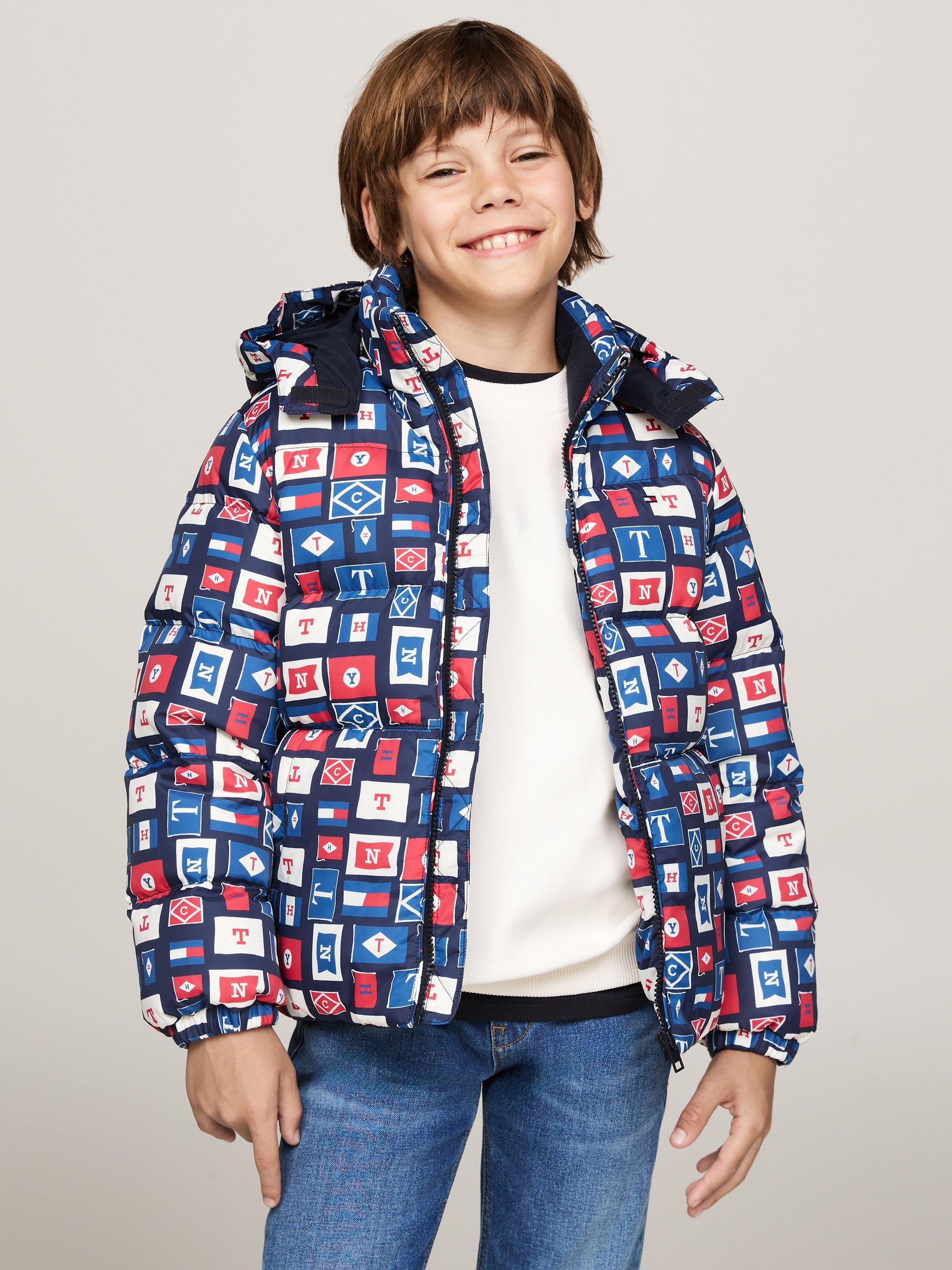 Tommy hilfiger junior padded flag jacket online