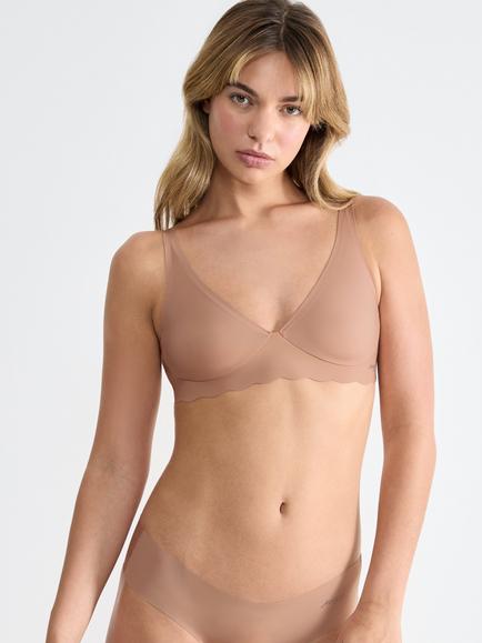sloggi ZERO Microfibre 2.0 Soft Bra, Cameo Brown