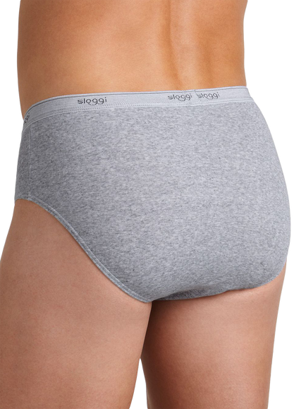 sloggi Basic Midi Briefs, Pack of 2, Grey - view 2, Grey