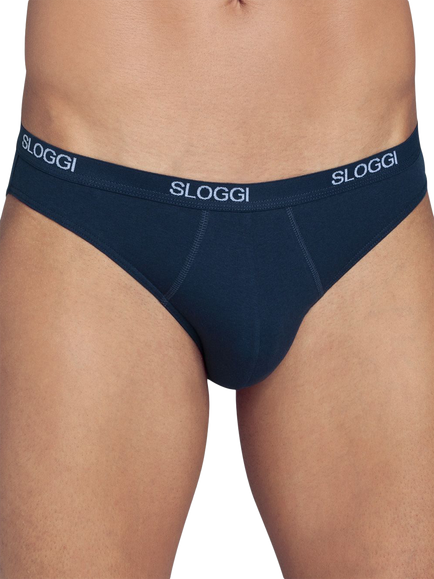 sloggi Basic Midi Briefs, Navy Blue, Navy