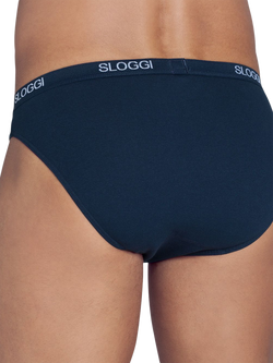 sloggi Basic Midi Briefs, Navy Blue - view 2, Navy