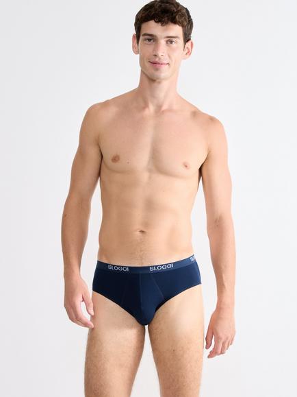 sloggi Basic Midi Briefs, Night Blue, Night Blue
