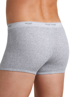 sloggi Basic Cotton Blend Shorts, Pack of 2, Grey - view 2, Grey