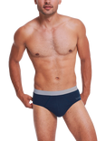 sloggi GO ABC Briefs, Pack of 6, Navy