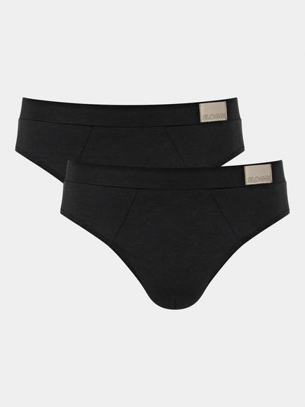 sloggi Go Natural Briefs, Pack of 2, Black