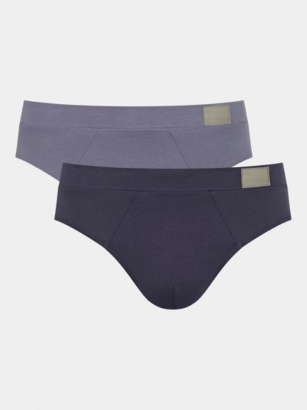 sloggi Go Natural Briefs, Pack of 2, Multiple Colours 2