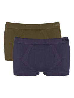 sloggi GO Smooth Hipster Briefs, Pack of 2, Navy/Khaki