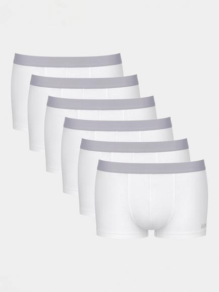 sloggi GO ABC Hipster Briefs, Pack of 6, White