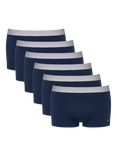 sloggi GO ABC Hipster Briefs, Pack of 6, Navy