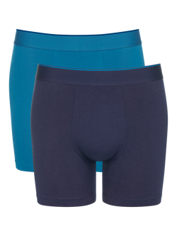 sloggi EVER Airy Short Briefs, Pack of 2, Navy/Teal