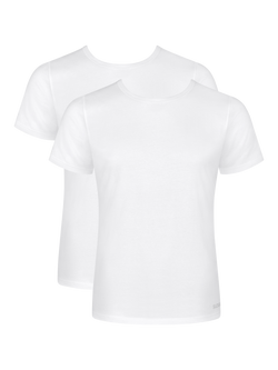 sloggi GO ABC O-Neck T-shirts, Pack of 2, White