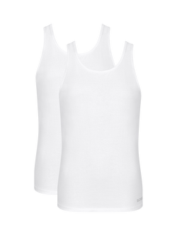 sloggi GO ABC Tank Top, Pack of 2, White