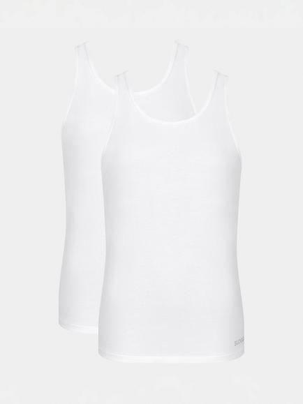 sloggi GO ABC Tank Top, Pack of 2, White