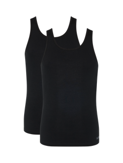 sloggi GO ABC Tank Top, Pack of 2, Black