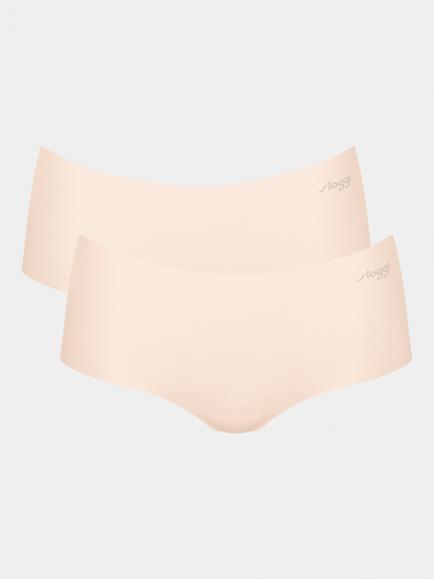 sloggi ZERO Microfibre Short Knickers, Pack of 2, Angora