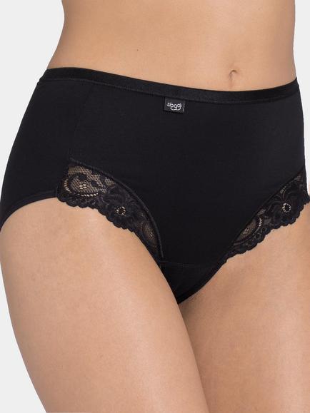 sloggi Romance Maxi Knickers, 2 pack - view 2, Black