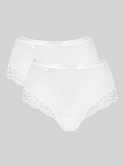 sloggi Romance Maxi Knickers, 2 pack, White