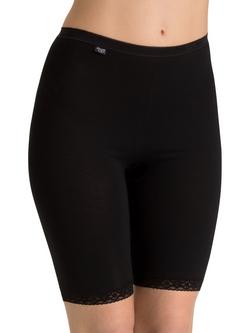 sloggi Basic+ Long Shorts Knickers, Pack of 2 - view 2, Black