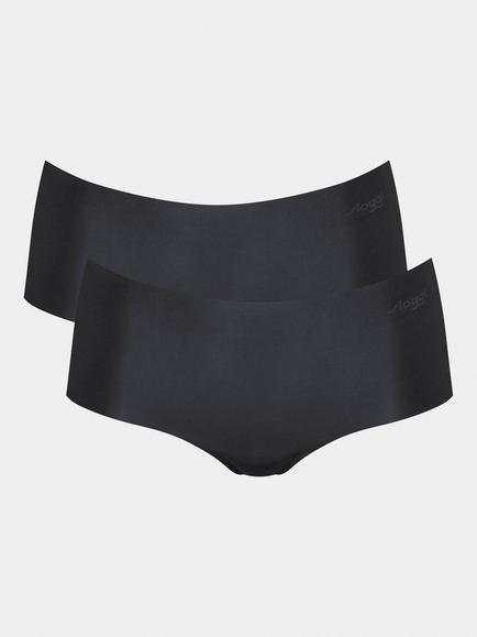 sloggi ZERO Microfibre Short Knickers, Pack of 2, Black