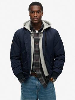 Superdry Bomber Jacket, Eclipse Navy, Eclipse Navy