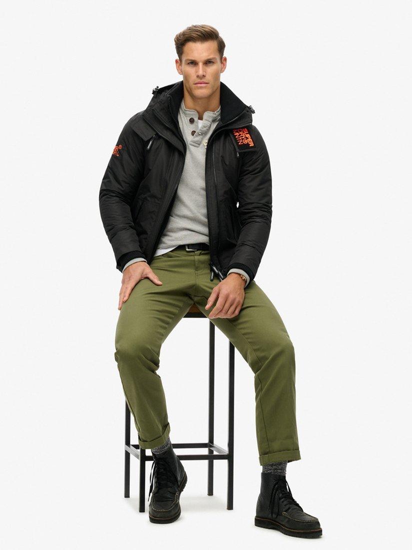 Product image 4 of 7, which shows Superdry Slim Fit Parka Jacket, Black, XXXL