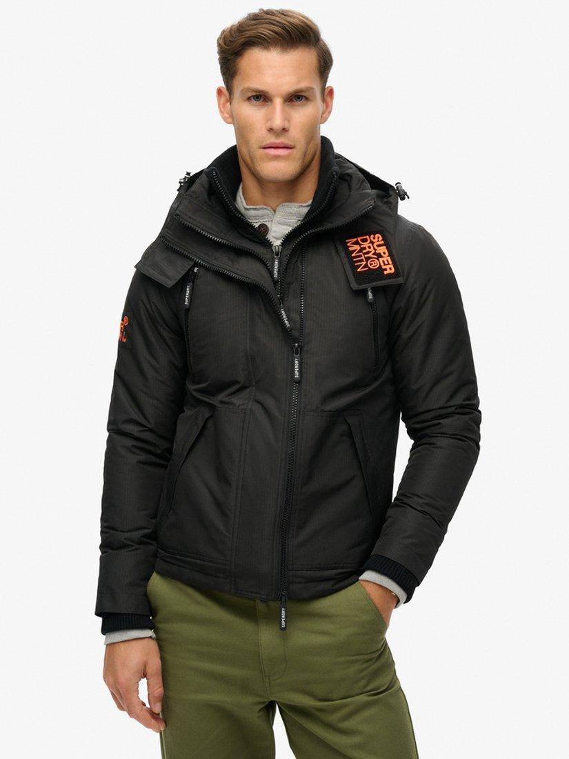 Product image 5 of 7, which shows Superdry Slim Fit Parka Jacket, Black, XXXL