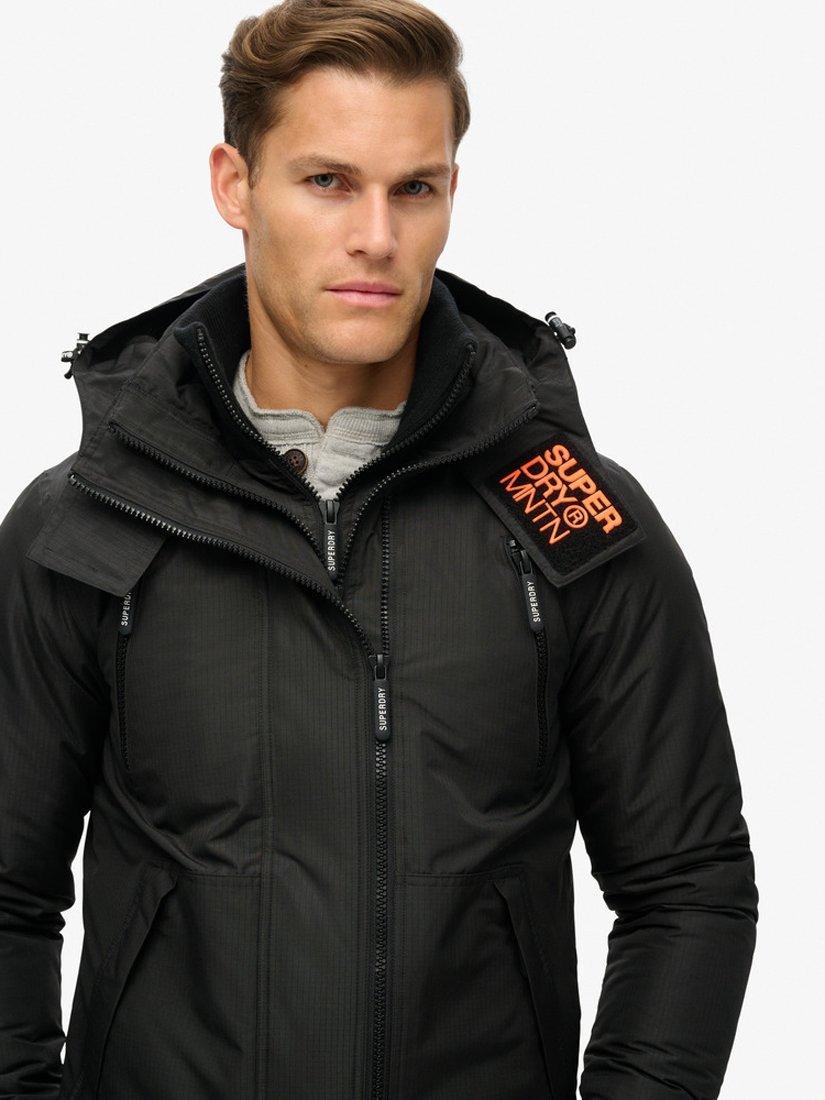 Product image 7 of 7, which shows Superdry Slim Fit Parka Jacket, Black, XXXL