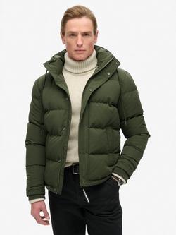 Superdry Puffer Jacket, Army Green, Army Green