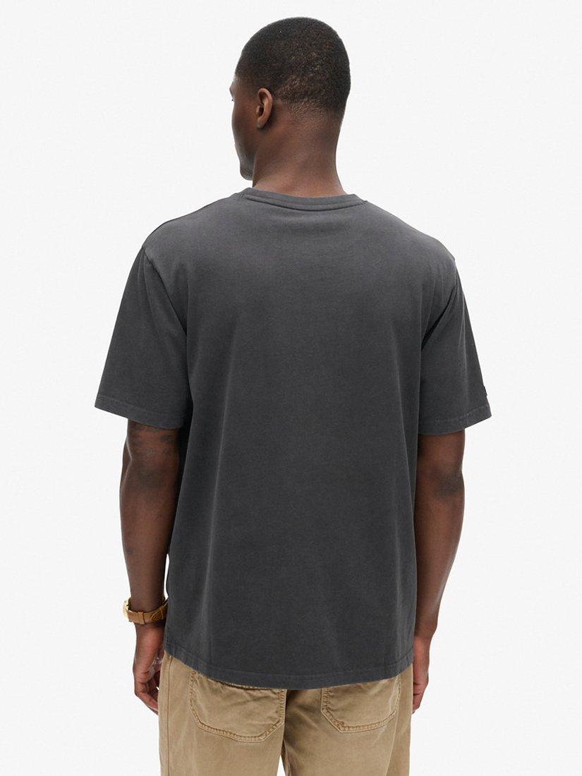 Product image 2 of 5, which shows Superdry Seventies Rock Graphic Band T-Shirt, Blackboard, L