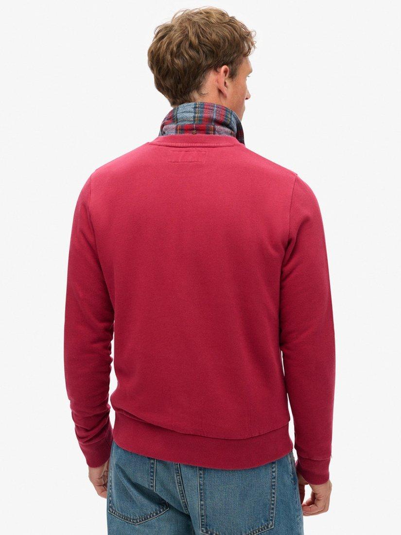Product image 2 of 6, which shows Superdry Athletic Printed Sweatshirt, Bordeaux Red, S