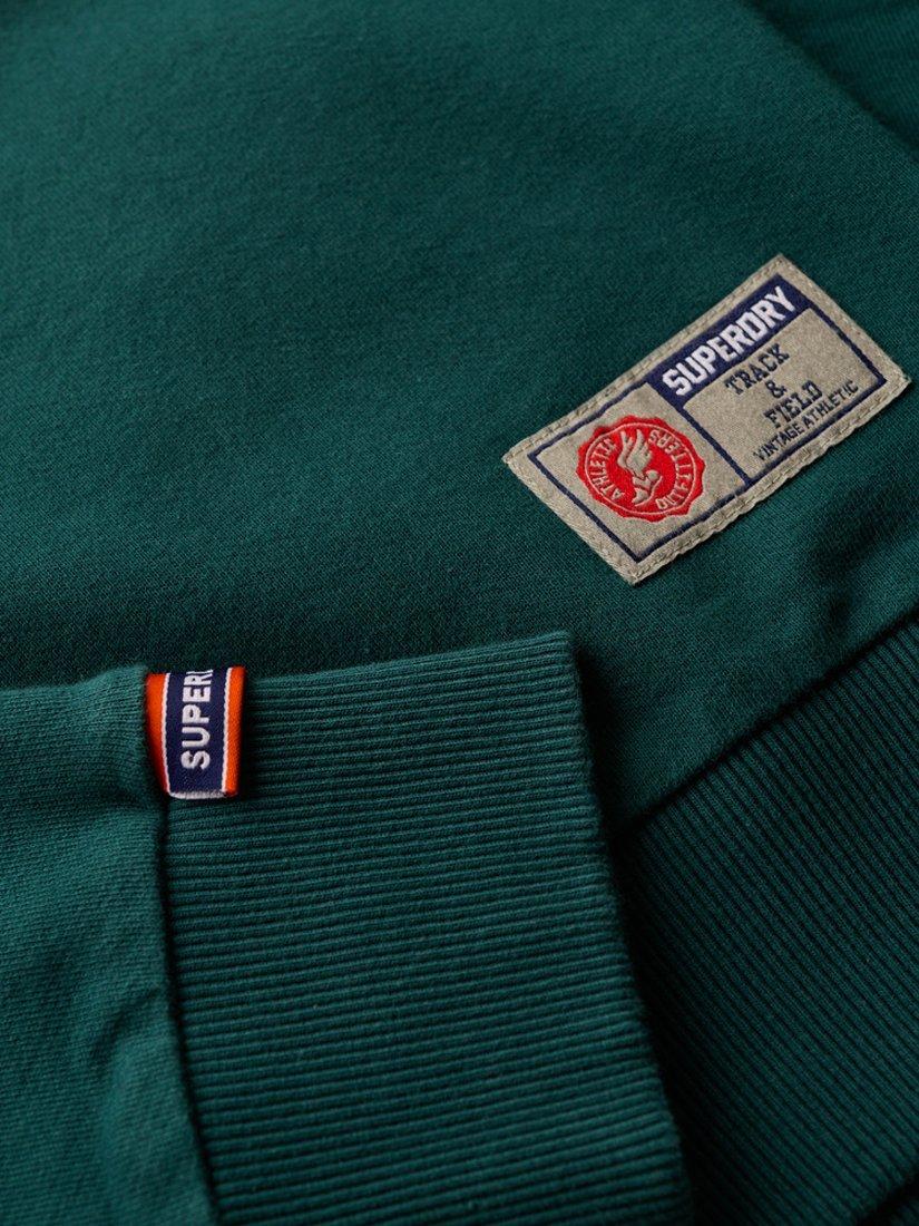 Product image 5 of 5, which shows Superdry Essential Logo Crew Sweatshirt, Dark Pine Green, XXL