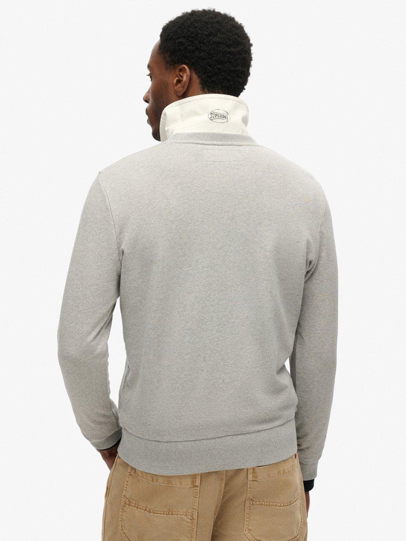 Product image 2 of 6, which shows Superdry Athletic Printed Sweatshirt, Athletic Grey Marl, XXXL