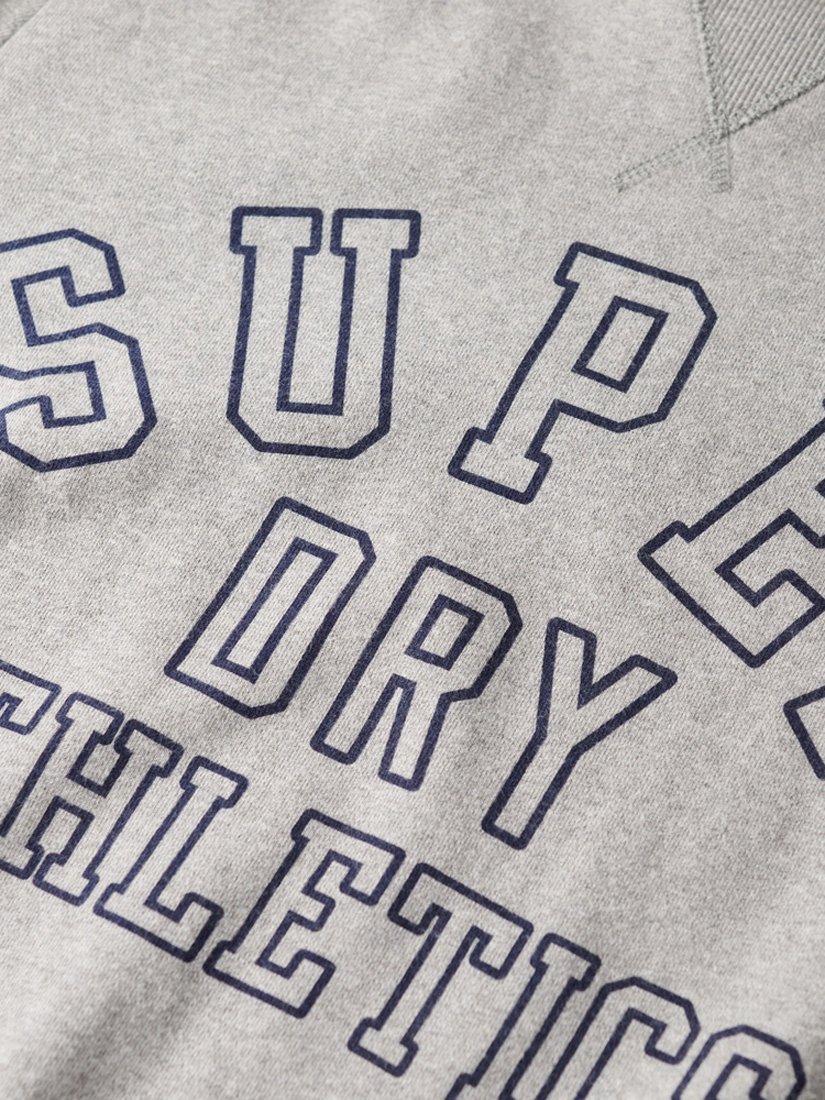 Product image 6 of 6, which shows Superdry Athletic Printed Sweatshirt, Athletic Grey Marl, XXXL