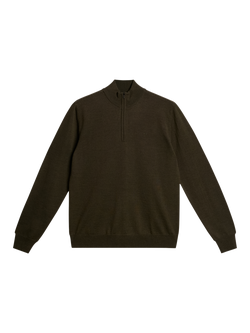 J.Lindeberg Kiyan Wool Sweater, Forest Green, Forest Green