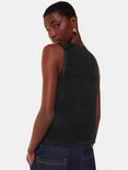 Whistles Sparkle Knit Tank, Black