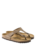 Birkenstock Gizeh Oiled Nubuck Thong Sandals, Tobacco Brown