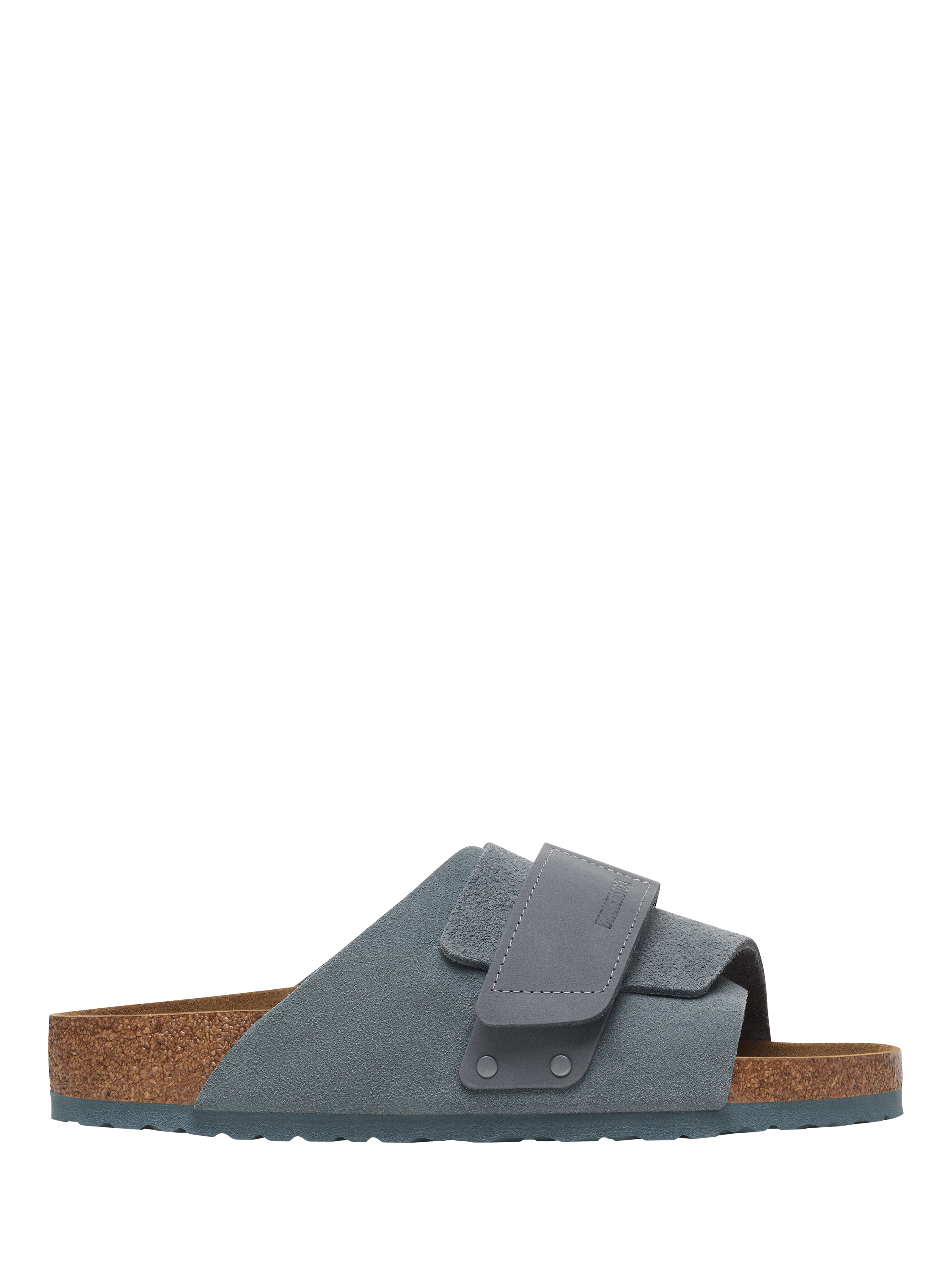 Product image 1 of 3, which shows Birkenstock Kyoto Suede Sandals, Basalt Grey, EU41
