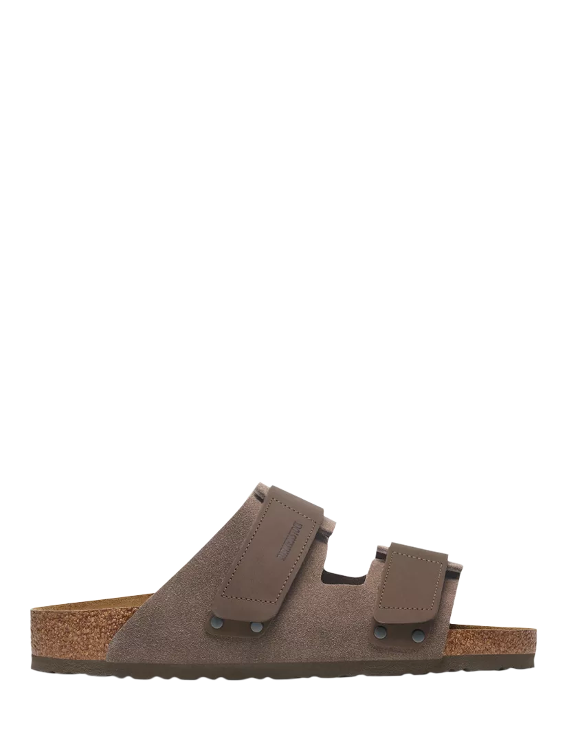 Birkenstock Uji Suede Sandals, Concrete Grey