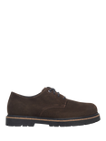 Birkenstock Highwood Low Suede Lace Up Shoes, Mocca