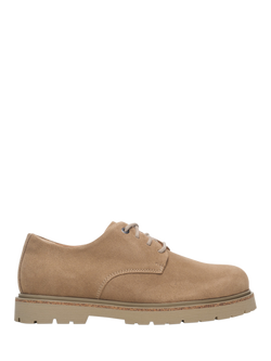 Birkenstock Highwood Low Suede Lace Up Shoes, Taupe