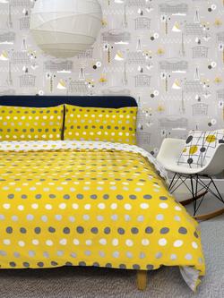 Mini Moderns Festival Duvet Cover Set, Yellow/Multi