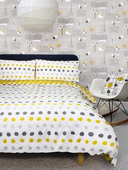 Mini Moderns Festival Duvet Cover Set - view 2, Yellow/Multi