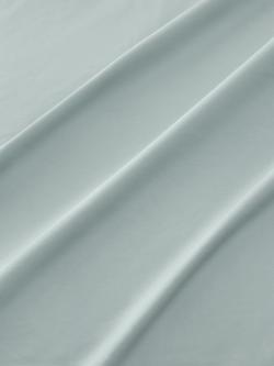 John Lewis Easy Care Organic Cotton 200 Thread Count Count Deep Fitted Sheet - view 2, Eau De Nil