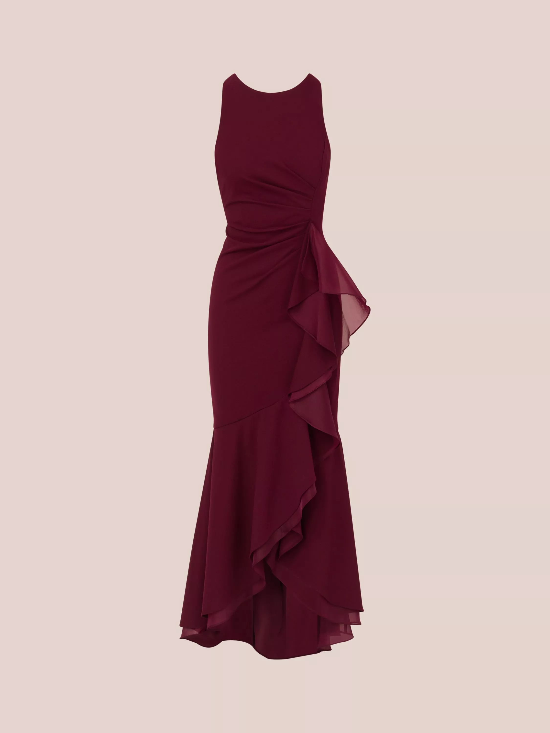 formal periwinkle dress Scala 61343 Long Fitted Prom Dress - Iris Blue - Spaghetti Straps & Sequins