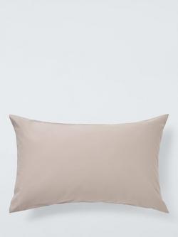 John Lewis Easy Care Organic Cotton 200 Thread Count Bedding - view 2, Latte