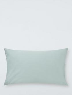 John Lewis Easy Care Organic Cotton 200 Thread Count Bedding - view 2, Eau De Nil