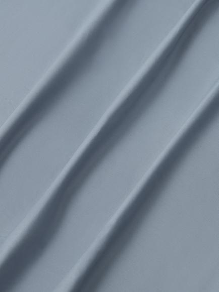 John Lewis Easy Care Organic Cotton 200 Thread Count Fitted Sheets - view 2, Pacific Blue