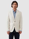Rodd & Gunn Chaslands Cotton Linen Slim Fit Blazer, Oatmeal
