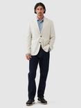 Rodd & Gunn Chaslands Cotton Linen Slim Fit Blazer, Oatmeal