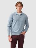 Rodd & Gunn Fortrose Cotton Long Sleeve Knitted Polo